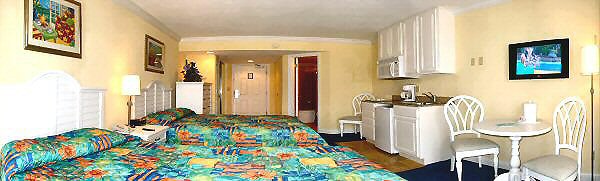 This Bilmar unit is decorated in the Beach Cottage decor.