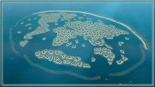 dubai world islands. The World is a collection of