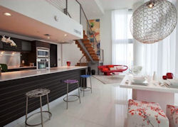 Townhome condo at The Epic Residences