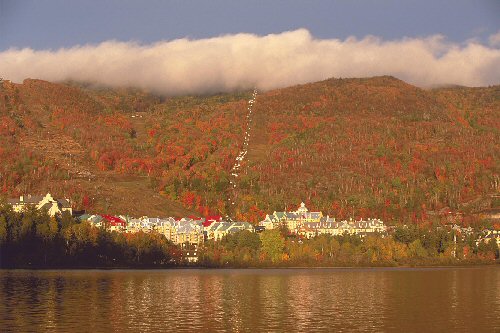 The fall foliage in Tremblant is spectacular.