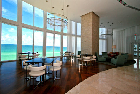 Trump Towers Sunny Isles entertainment room