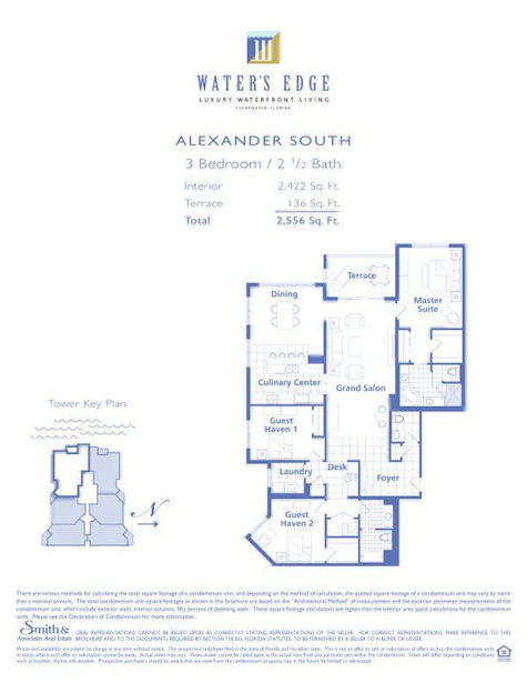 Water's Edge floor plan