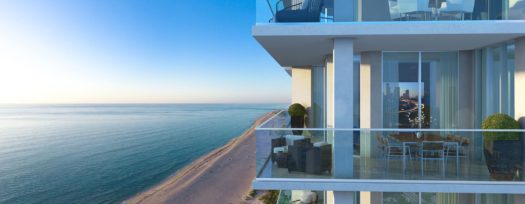 Residents will be able to see the Atlantic and Intracoastal from their balcony.