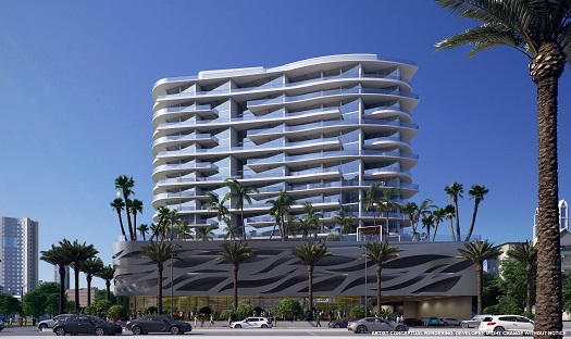 Aurora will be a 17-story condominium with 61 condos. 