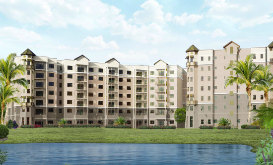 Spanning 115 acres, The Grove Resort will have 16 residential buildings.